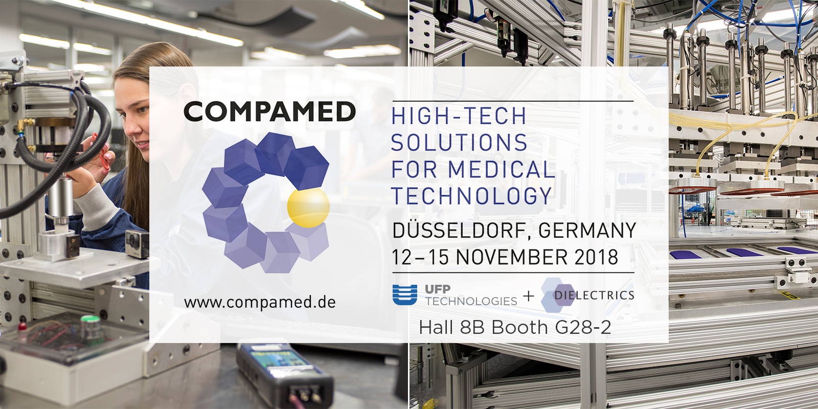 UFP Technologies exhibiting at Compamed 2018